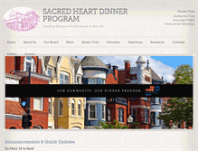 Tablet Screenshot of dinnerprogram.org